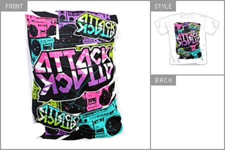 Unbranded Attack Attack (Radio) T-shirt cid_5260TSWPS