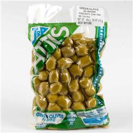 Unbranded Attis Green Olives in Brine - 454g
