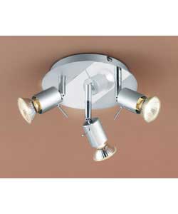 Aura 3 Light Plate Ceiling Light