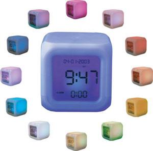 Not only a clock, a colour changing clock! Simultaneously a fully functional alarm clock and a mood