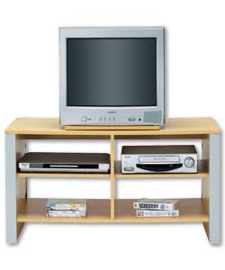 Beech effect. 2 internal shelves. Internal dimensions for satellite/TV equipment 4 x (W)44.2,