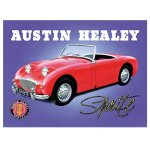 Austin Healey Sprite tribute plaque