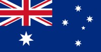 Unbranded Australian Paper Flag 150mm x 100mm (PK 6)