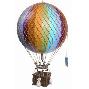 A matter of course 19th Century adventurers, as well as scientists, loved to mess with balloons