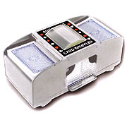 Get the Vegas shuffle with this automatic card shuffler.