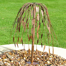 Autumn Leaves Copper Water Feature