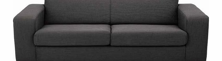 Unbranded Ava Fabric Large Sofa - Charcoal