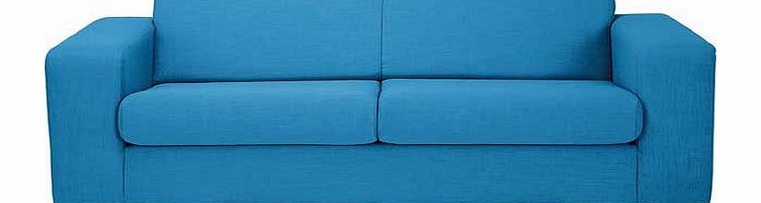 Unbranded Ava Fabric Large Sofa - Teal
