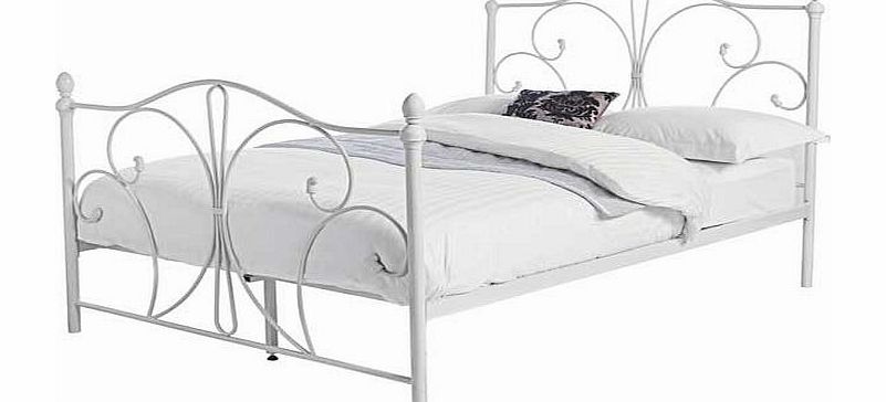 Unbranded Ava Kingsize Bed Frame - Cream