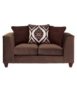 Unbranded Ava Regular Sofa - Chocolate