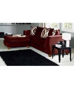 Unbranded Ava Sofa Chaise - Chocolate