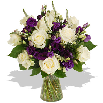 Unbranded Avalanche Roses and Lisianthus - flowers