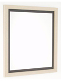 A stremlined  modernmirrorwhich will add a true sense of style to your home. A popularmirror