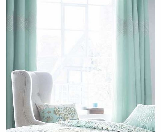 These fresh and modern curtains have been designed exclusively for us, making them even more special! Curtains Features: Machine Wash 50% Cotton, 50% Polyester 168 cm (67 ins) wide, pair fits rail width up to 224 cm (88 ins) 168 x 137 cm (67 x 54 ins