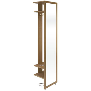 Avenue is a complete and contemporary range of hallway storage furniture, made from oak solids and