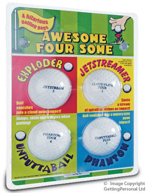 Unbranded Awesome Four Some Golf Balls