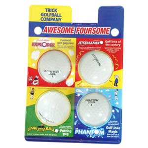 Awesome Foursome - Joke Golf Balls