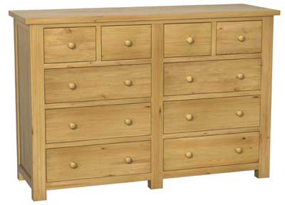 Unbranded Aylesford Pine 4 Over 6 Chest Of Drawers