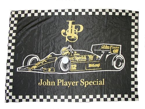 Ayrton Senna JPS Lotus Flag.