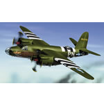 A detailed collector quality diecast replica of the B-26 Marauder U.S.A.F `Flak Bait` . Each Armour 