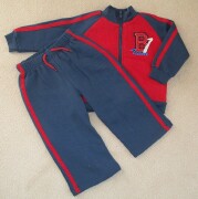 B Team Jog Suit- Red - 12/18 mths
