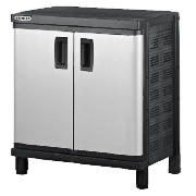 This Stanley B1 floor cabinet comes in black/silver colour that features 1 single compartment. This 