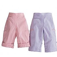 Babies Pack of 2 Roll Up Trousers