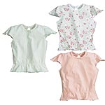 Babies Pack of 3 Ditsy Tops