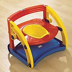 The multifunctional Seat a Kid is a 2 in 1, easy to use potty to toilet trainer, loo seat and step