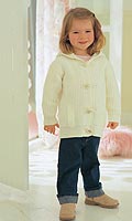 Babies Three-Piece Long Cardigan Set