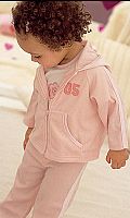 Babies Three-Piece Velour Set