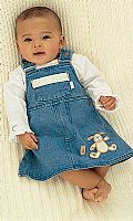 Babies Two-Piece Pinafore Set