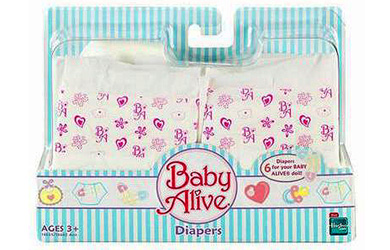 Unbranded Baby Alive - Diaper Pack