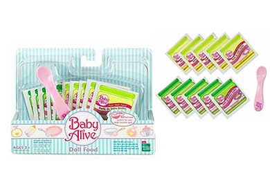 Delicious food for Baby Alive!