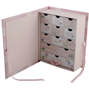 There is no product out there better than this Baby Girl Compartment Keepsake Box in which to store 
