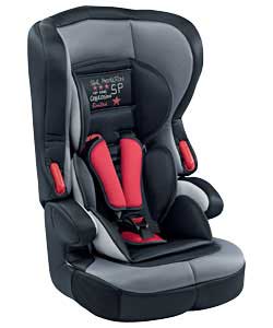 Group 1 to 3.Suitable from 9 months to 12 years (9 to 36kg). Forward facing, high back booster.Fits 