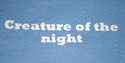 Baby T-Shirt (blue)- Creature of the Night