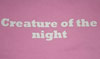 Baby T-Shirt (pink) - Creature of the Night