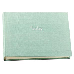 Babys Photograph Album- Green- Small