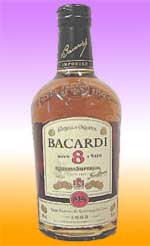 BACARDI 8YO RUM 70cl Bottle