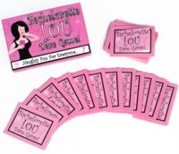 Unbranded Bachelorette IOU Dare Game