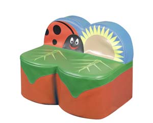 Unbranded Back to nature ladybird 2 seat sofa