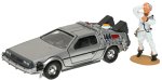 Back to the Future -- DeLorean with Doc Brown Figu