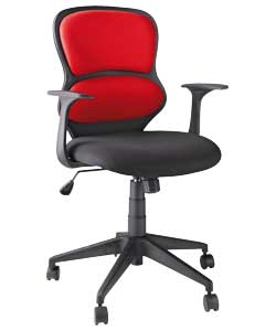Unbranded Backed Swivel Office Chair - Red