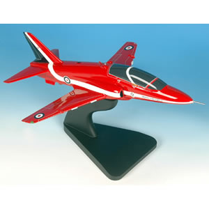 A superb Bravo Delta scale model of the BAE Hawk Red Arrow T MK1 XX253. The RAF Red Arrows aerobatic