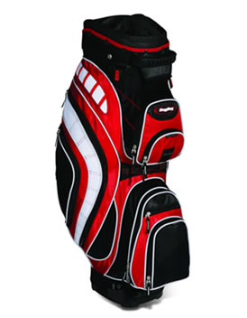 Unbranded BagBoy Clip-Lok Cart Bag Black/Red/White