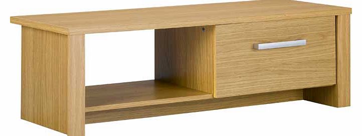 Part of the Bailey collection. this robust unit will be the perfect addition to your living space. Whilst neatly storing your home entertainment system. it also features a spacious drawer. Its finished in an attractive oak effect. giving the appearan