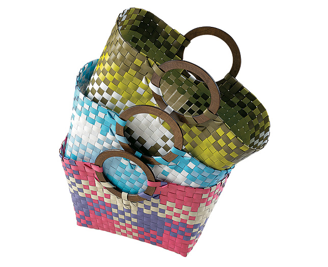 Unbranded Bailing Tape Shopping Bag - Blue