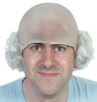 Bald Head Brown Hair