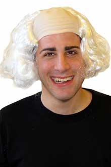 BALD WITH WHITE HAIR